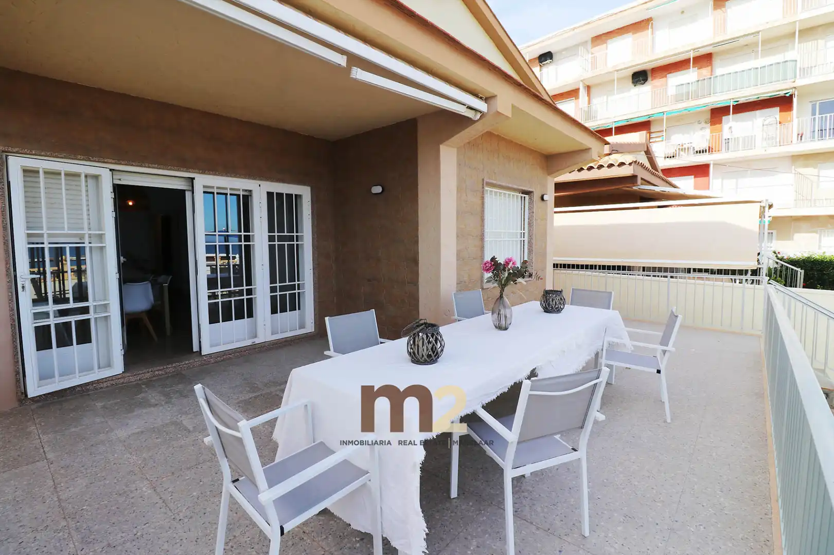 Terrassa de Casa o xalet de lloguer en Guardamar del Segura amb Aire condicionat, Calefacció i Jardí privat