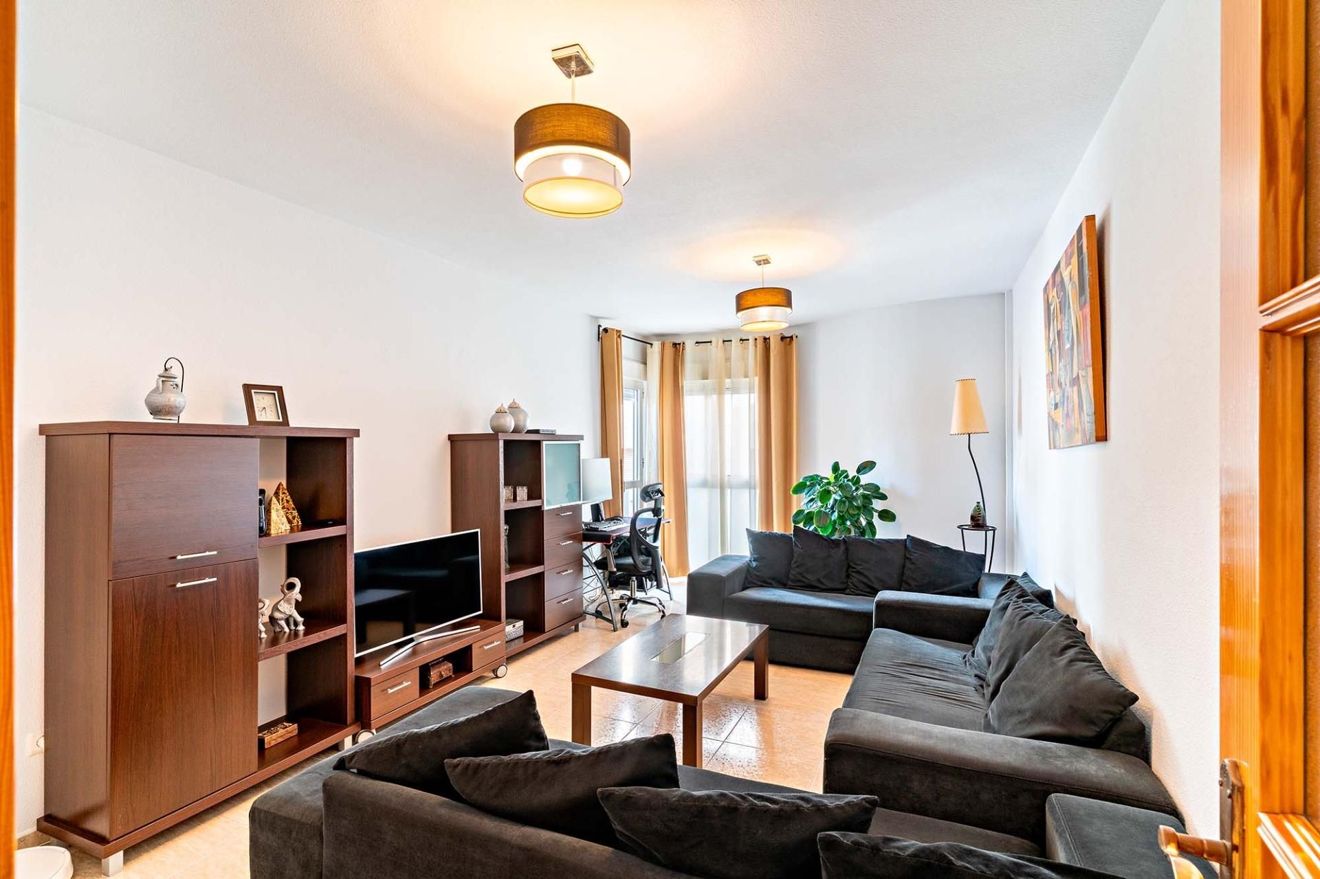 Living room of Flat for sale in El Ejido  with Terrace and Balcony