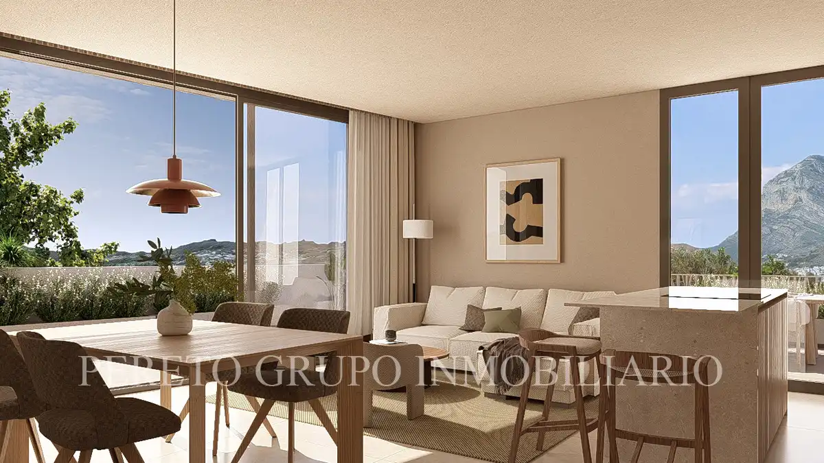 Living room of Apartments for sale in Jávea / Xàbia  with Air Conditioner, Heating and Private garden