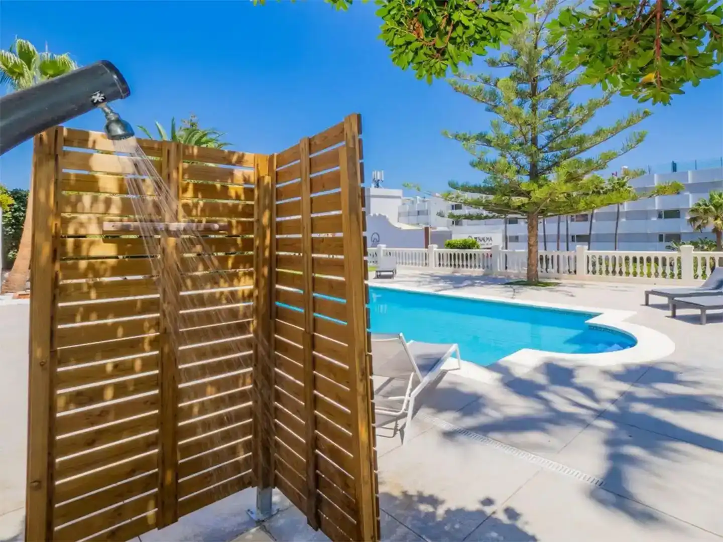 Piscina de Casa o chalet de alquiler en Benalmádena con Aire acondicionado, Jardín privado y Piscina