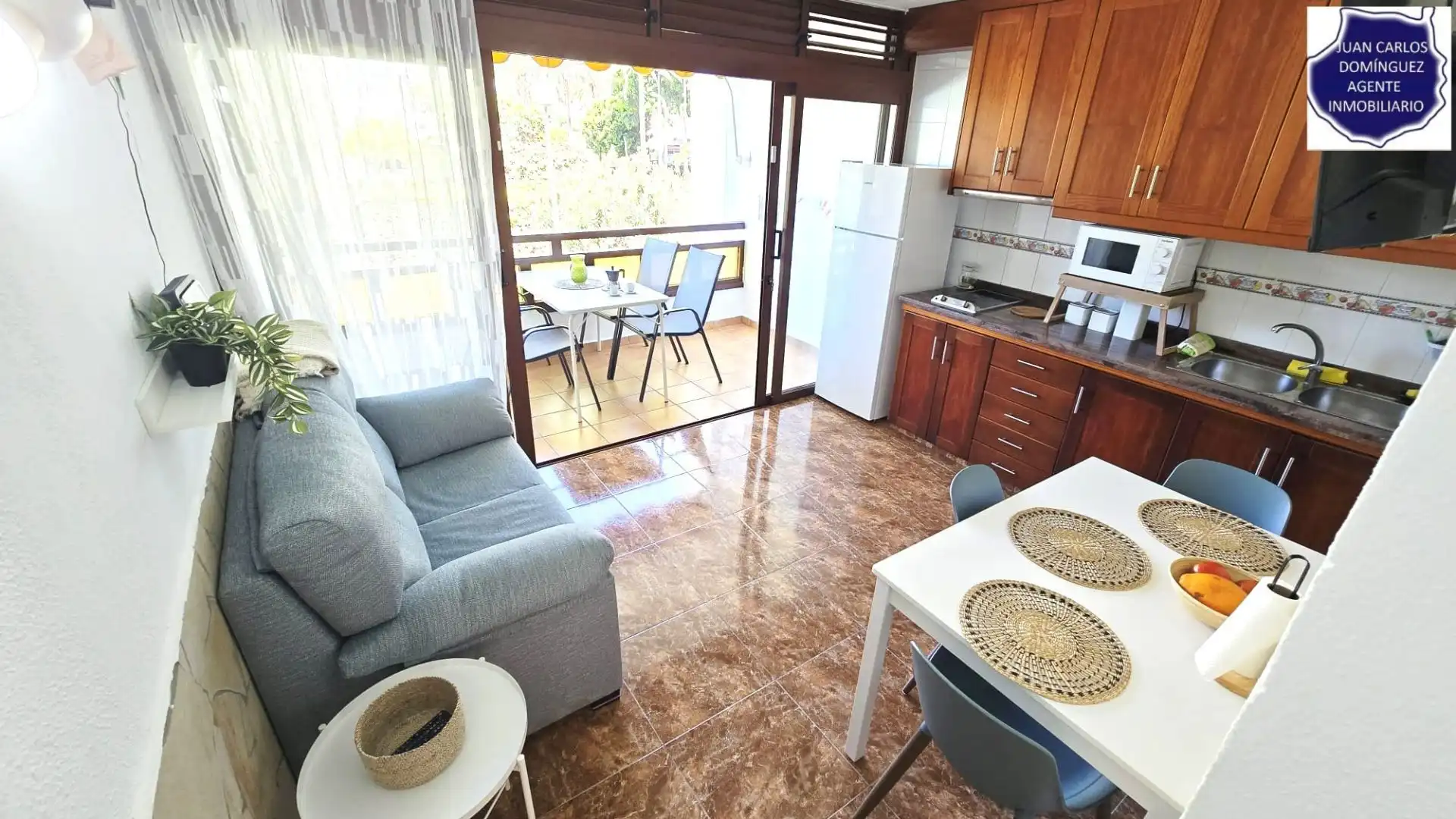 Wohnzimmer von Wohnungen zur Miete in Mogán mit Terrasse, Möbliert und Gemeinschaftspool