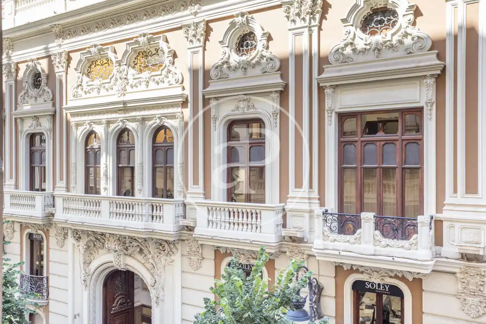 Exterior view of Flat for rent in Valencia  with Air Conditioner, Heating and Terrace