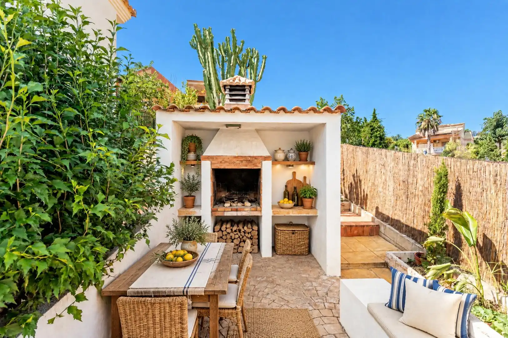 Terrassa de Casa o xalet en venda en Turís amb Aire condicionat, Jardí privat i Terrassa