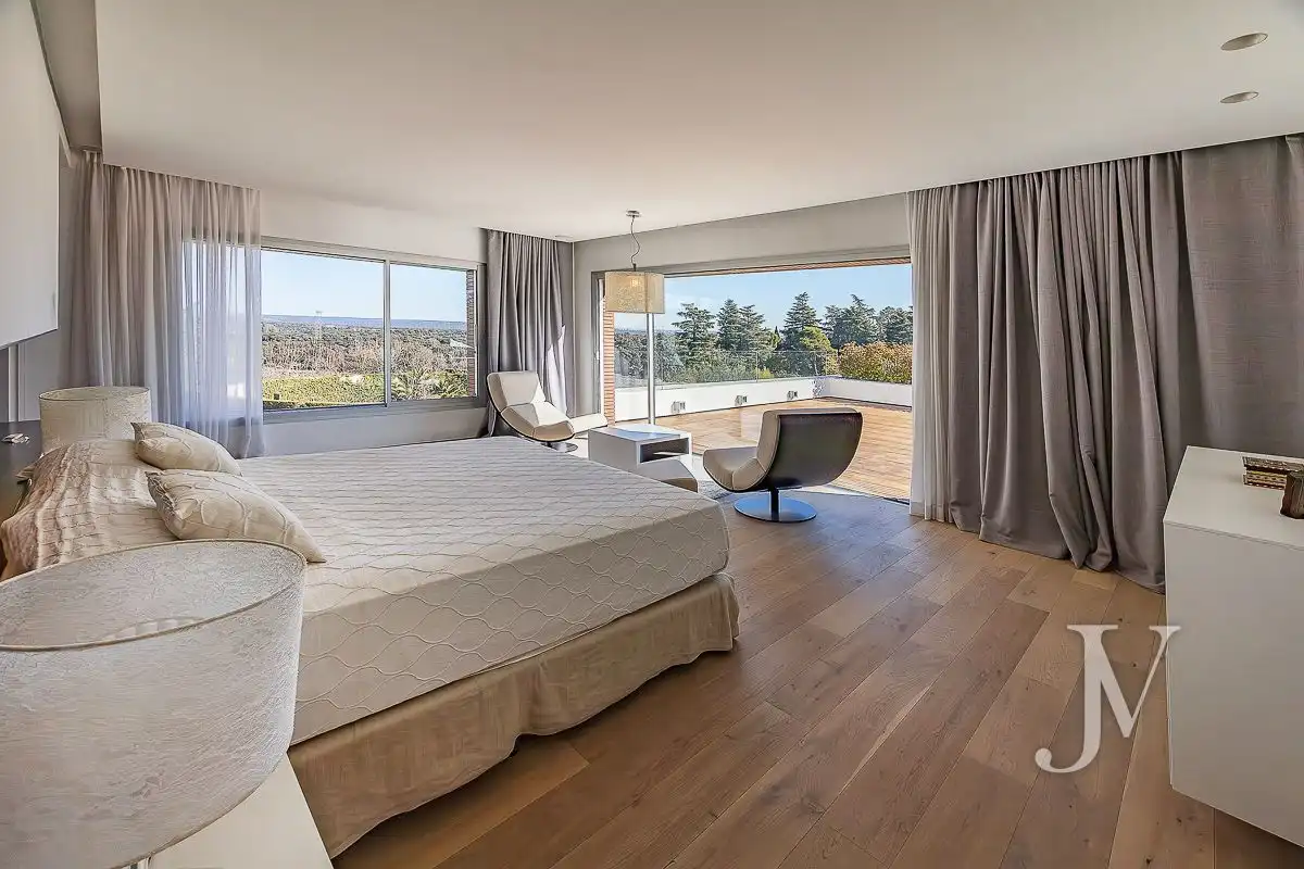 Bedroom of Houses for sale in Madrid  with Air Conditioner, Heating and Private garden