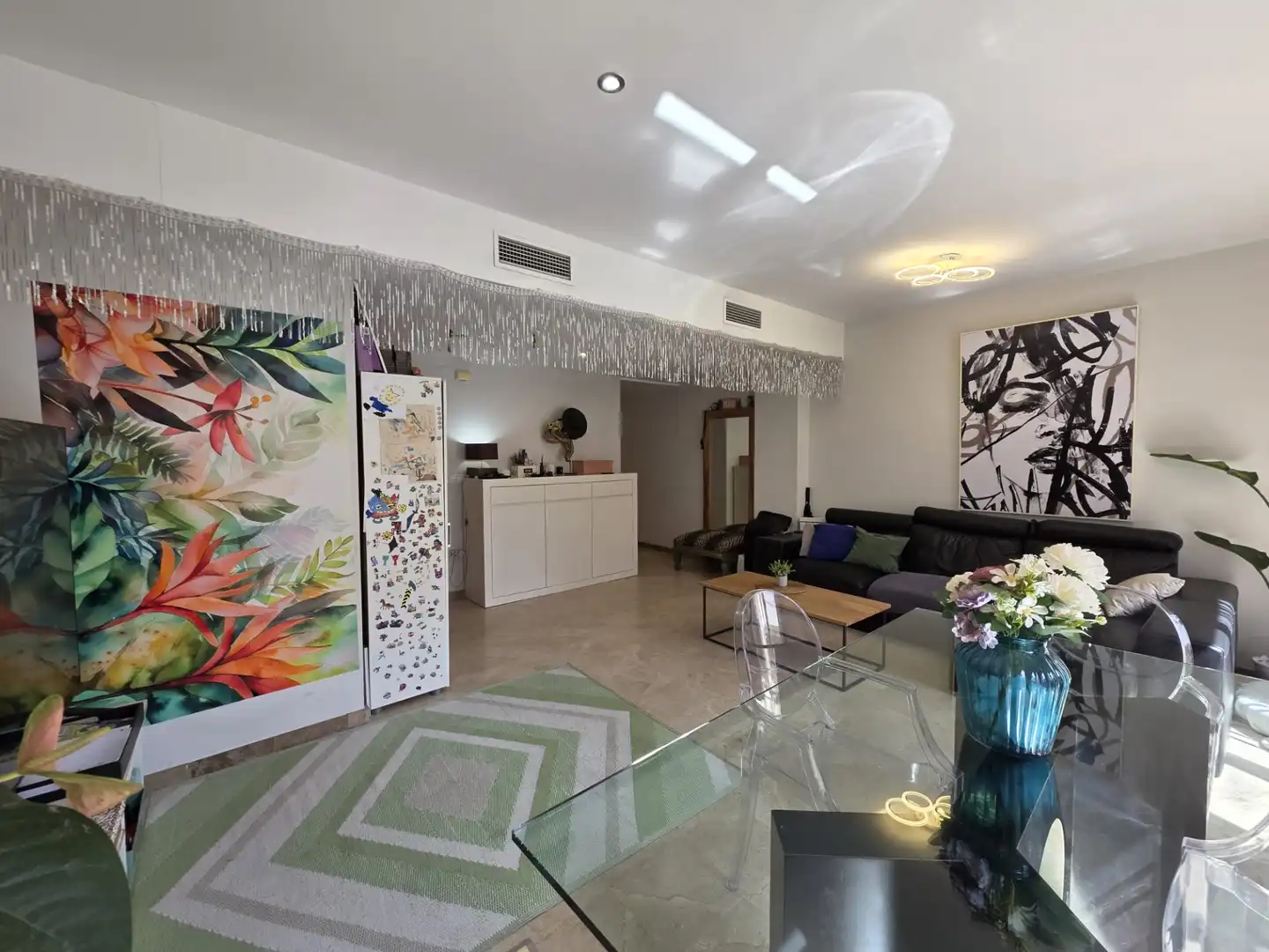Sala d'estar de Pis en venda en  Valencia Capital amb Aire condicionat