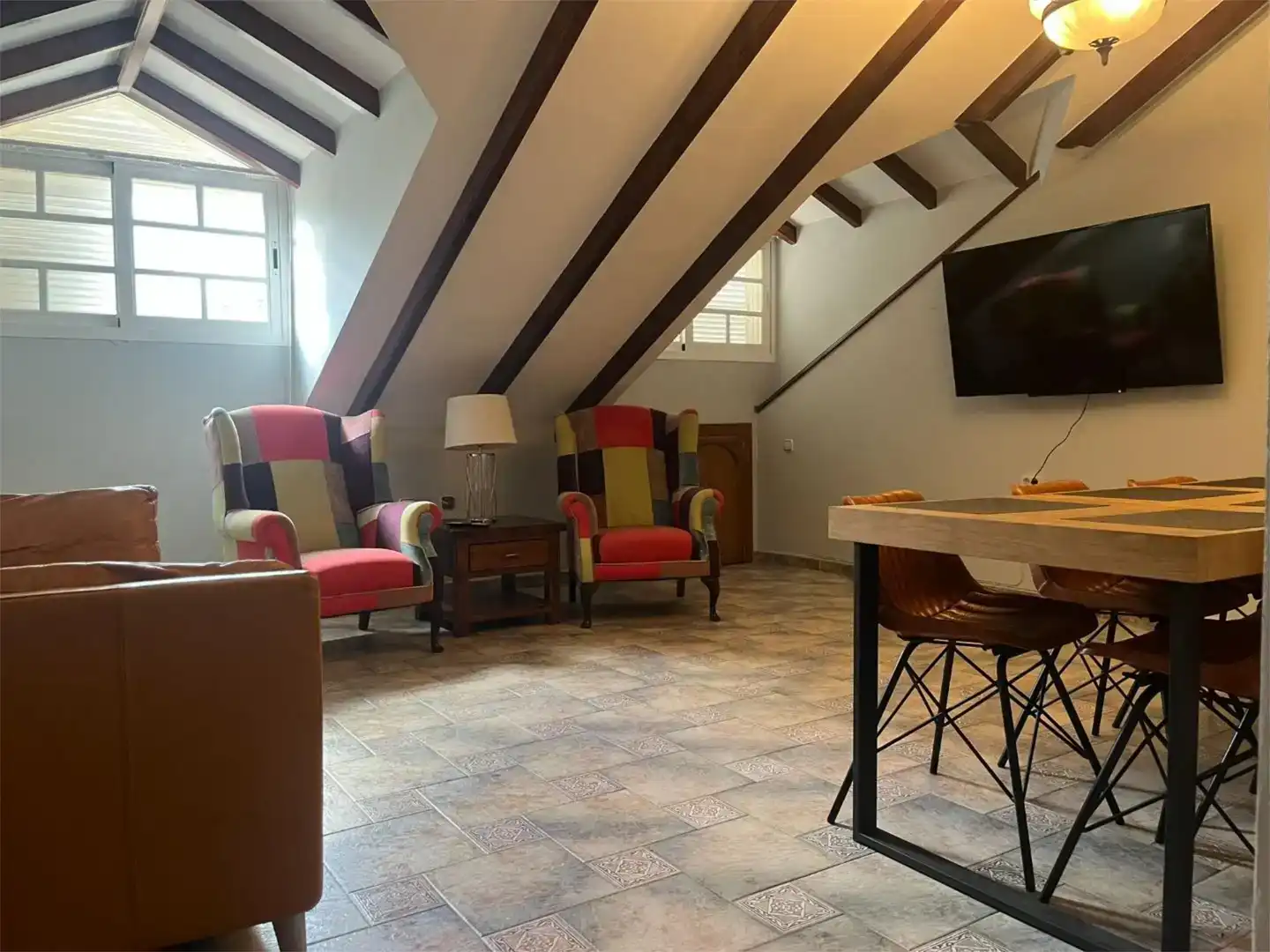 Wohnzimmer von Wohnung zur Miete in Alhaurín El Grande mit Klimaanlage, Schwimmbad und Balkon