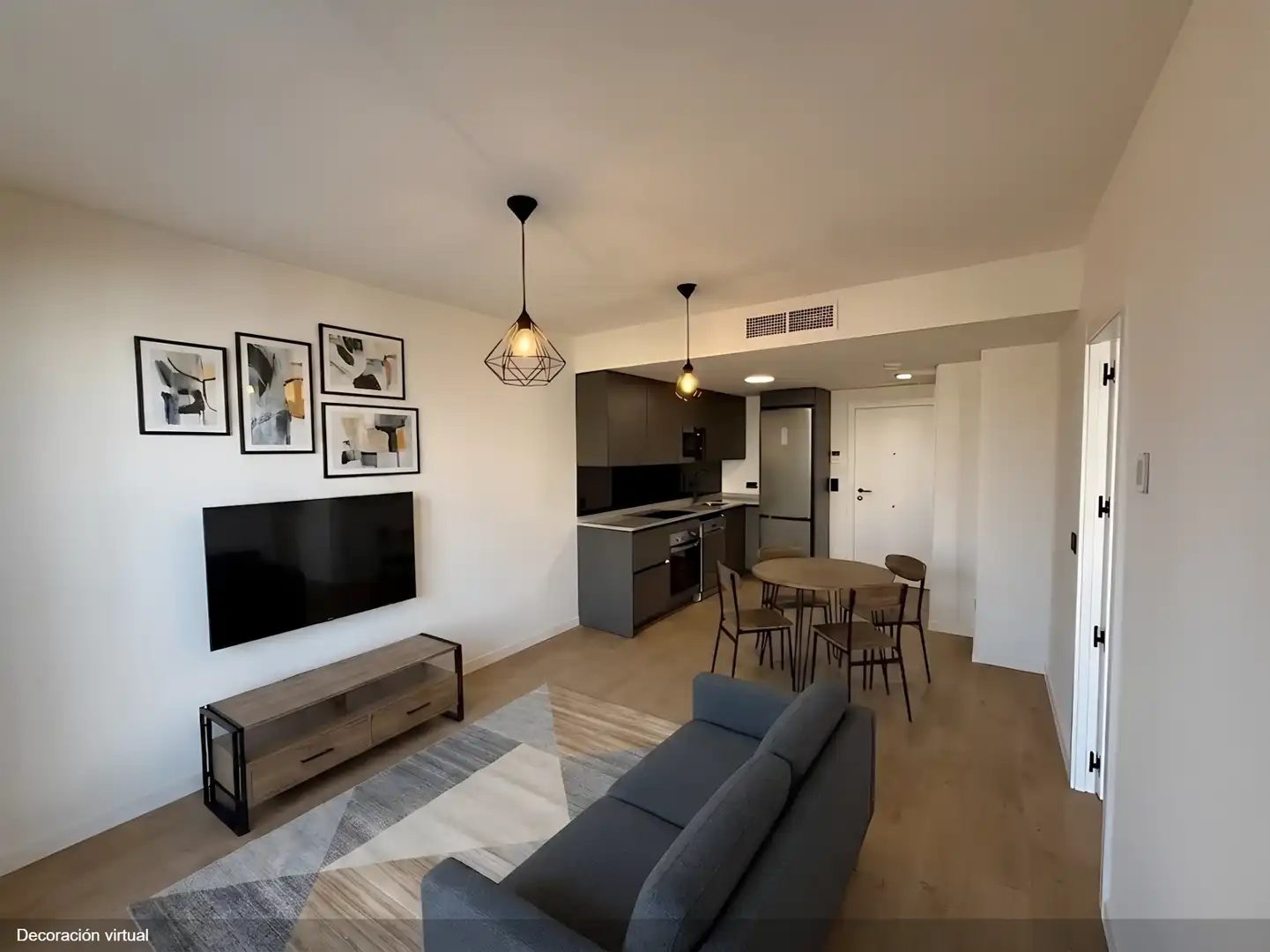 Living room of Apartments for rent in Madrid  with Air Conditioner, Heating and Storage room