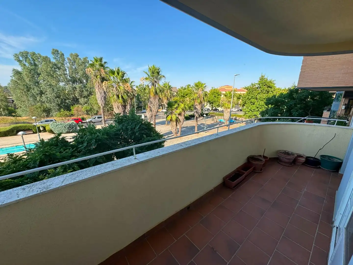Terraza de Piso de alquiler en Cáceres con Calefacción, Terraza y Amueblado