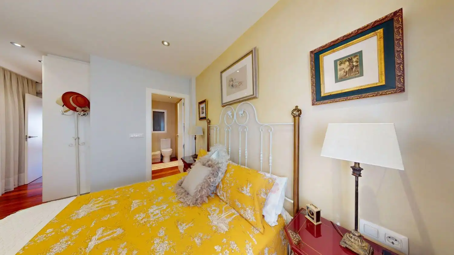 Schlafzimmer von Wohnung zum Verkauf in Alicante / Alacant mit Klimaanlage, Heizung und Balkon