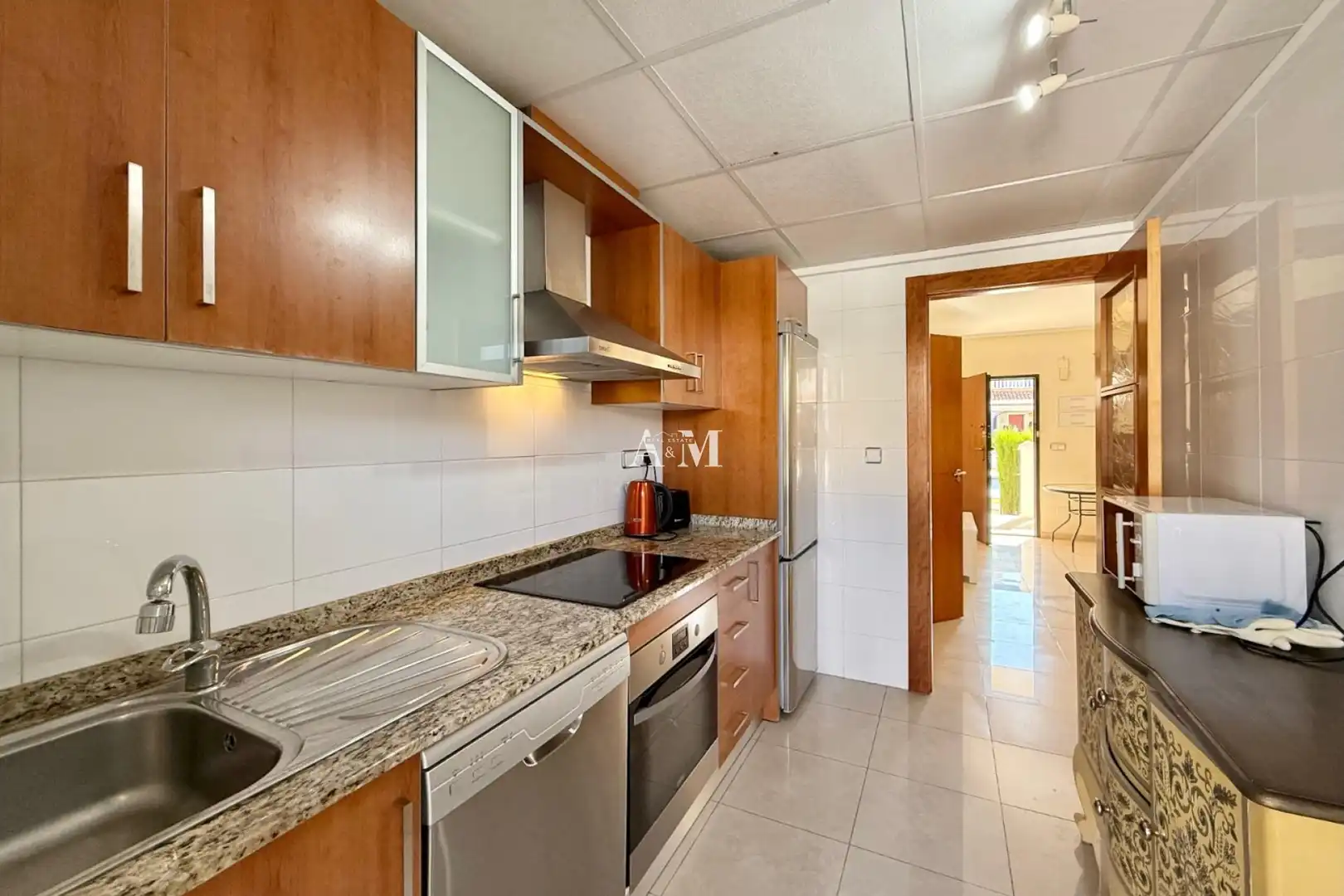 Cocina de Casa adosada de alquiler en Rojales con Aire acondicionado, Calefacción y Jardín privado