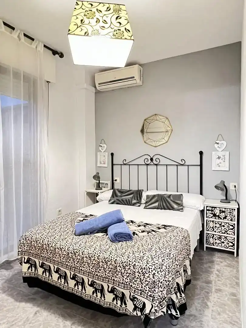 Schlafzimmer von Wohnung zur Miete in Cabo de Gata mit Klimaanlage, Möbliert und Ofen