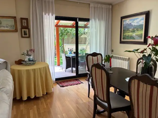 Dining room of Flat for sale in Sant Feliu de Llobregat  with Air Conditioner, Heating and Private garden