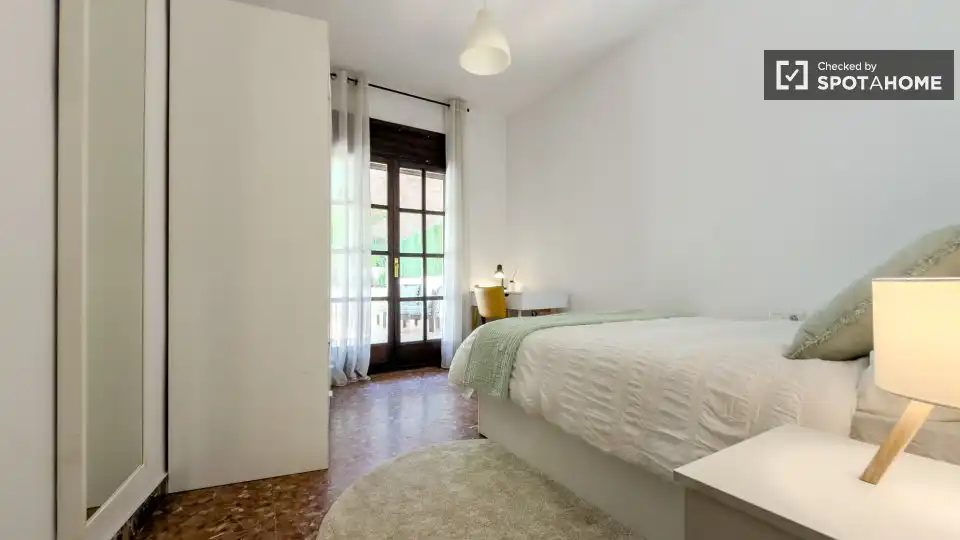Habitación de Piso de alquiler en Barcelona con Aire acondicionado, Calefacción y Amueblado