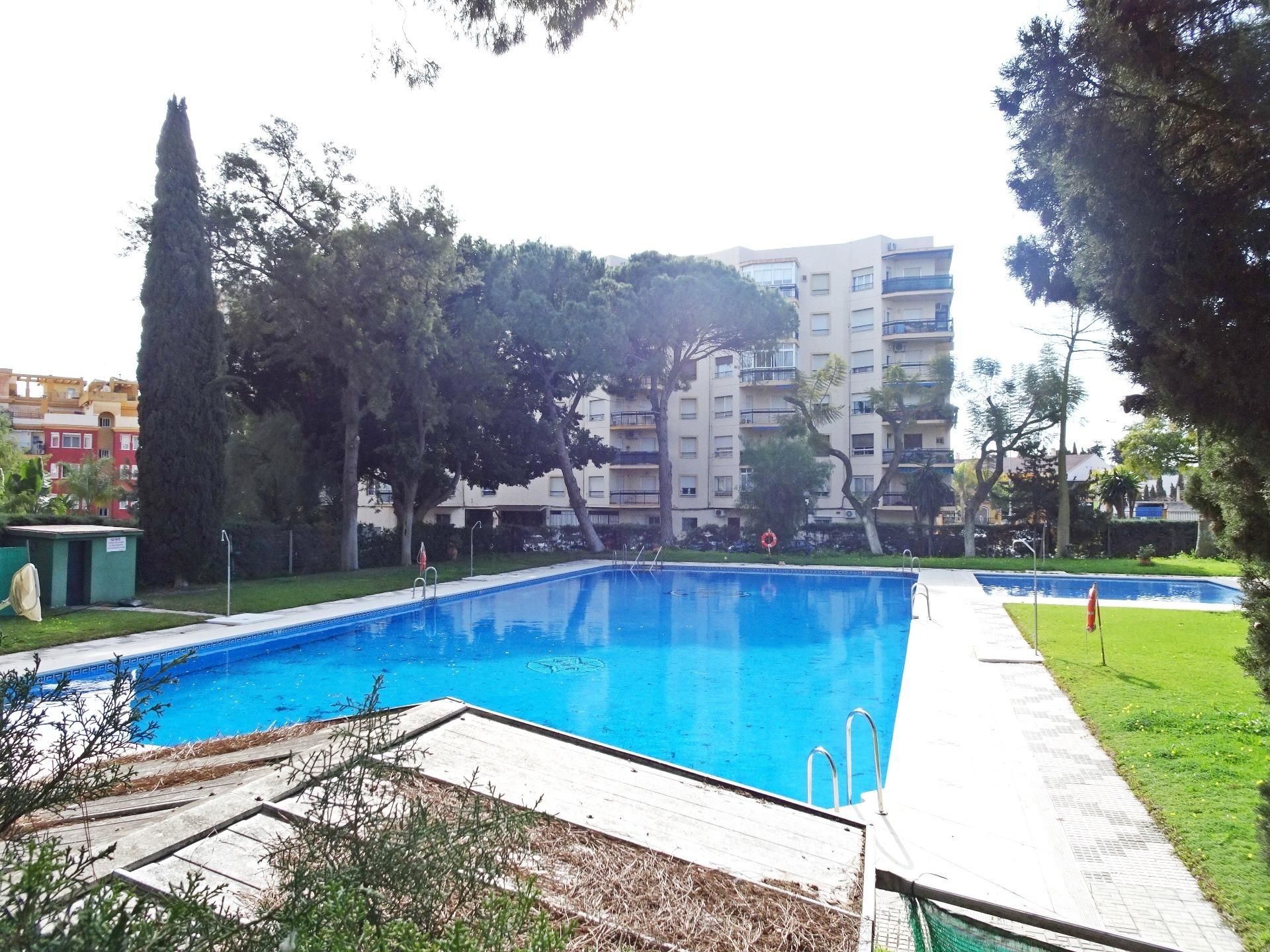 Piscina de Pis en venda en Málaga Capital amb Aire condicionat, Jardí privat i Terrassa
