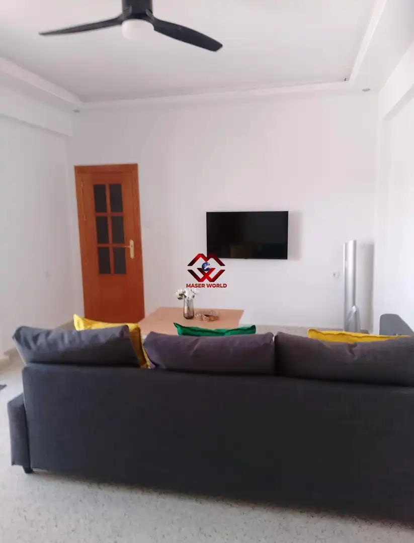 Sala d'estar de Pis en venda en Mazarrón amb Aire condicionat, Moblat i Balcó