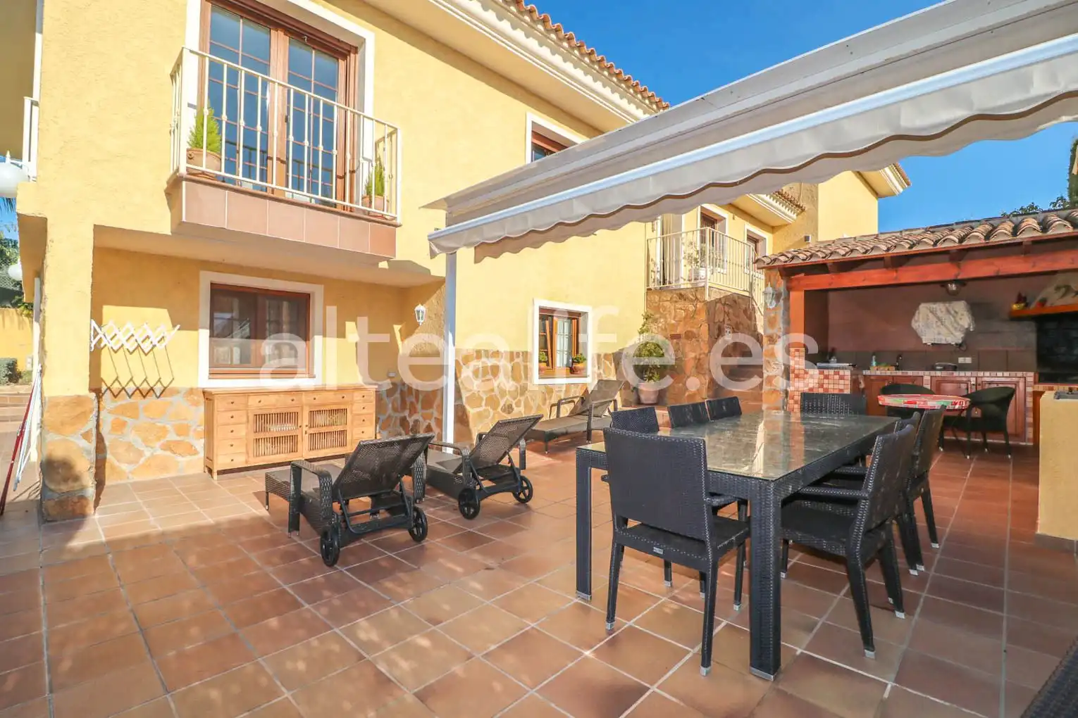Terraza de Casa o chalet en venta en La Nucia con Aire acondicionado, Calefacción y Jardín privado
