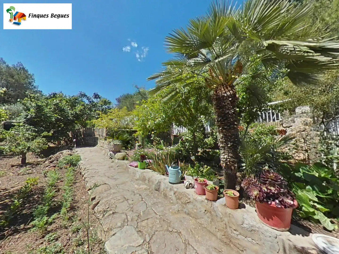 Jardí de Finca rústica en venda en Begues amb Calefacció, Jardí privat i Moblat