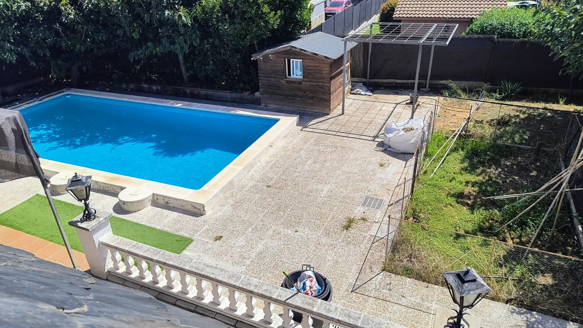 Piscina de Casa o xalet en venda en Llinars del Vallès amb Aire condicionat, Calefacció i Jardí privat