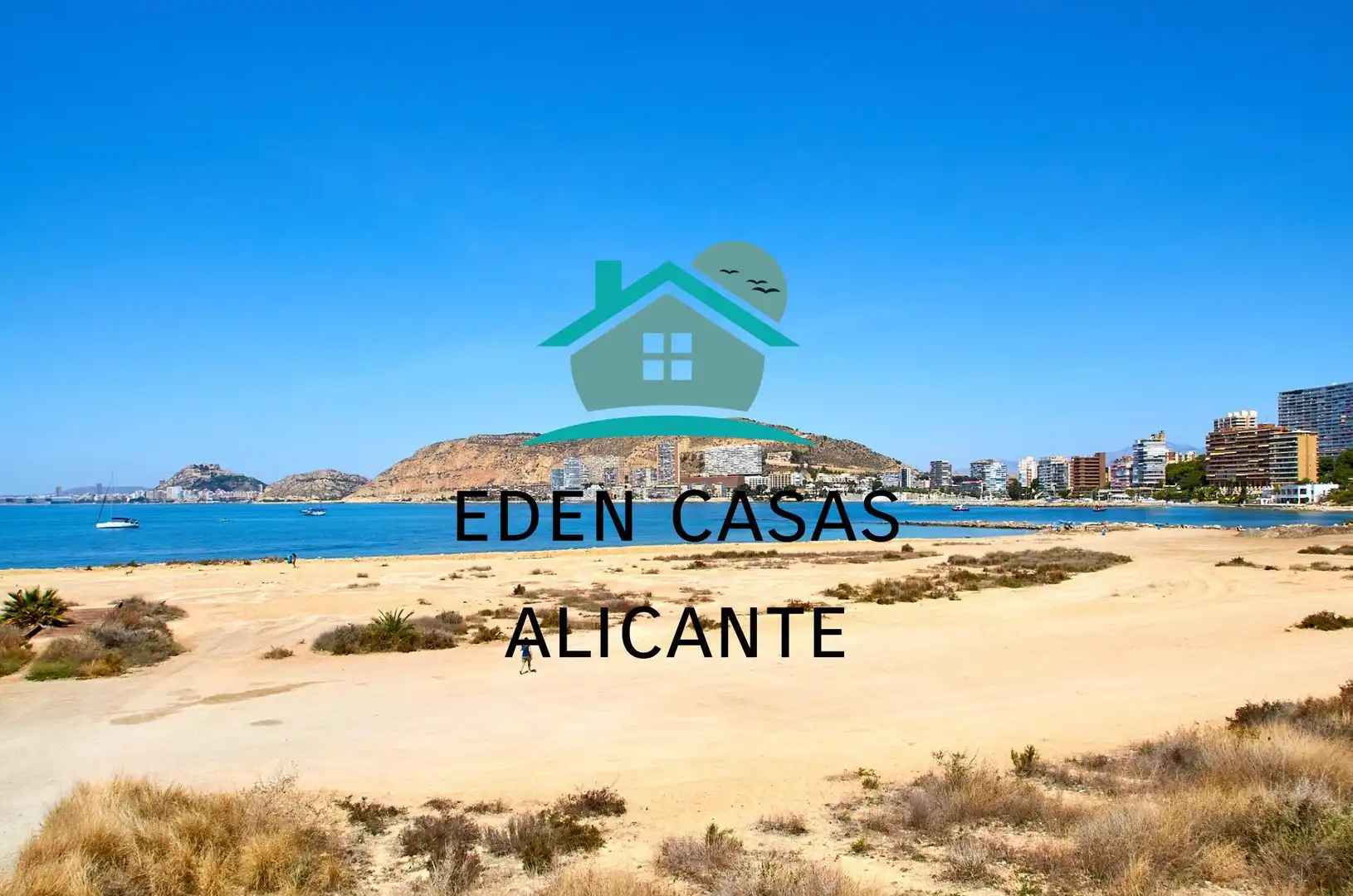 Außenansicht von Wohnungen zum Verkauf in Alicante / Alacant mit Klimaanlage, Heizung und Privatgarten
