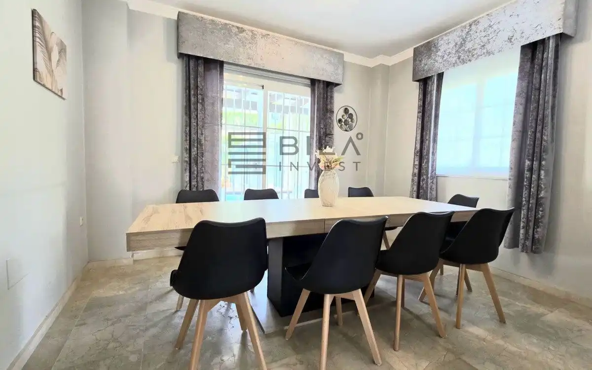 Comedor de Casa o chalet en venta en Mijas con Aire acondicionado, Terraza y Piscina