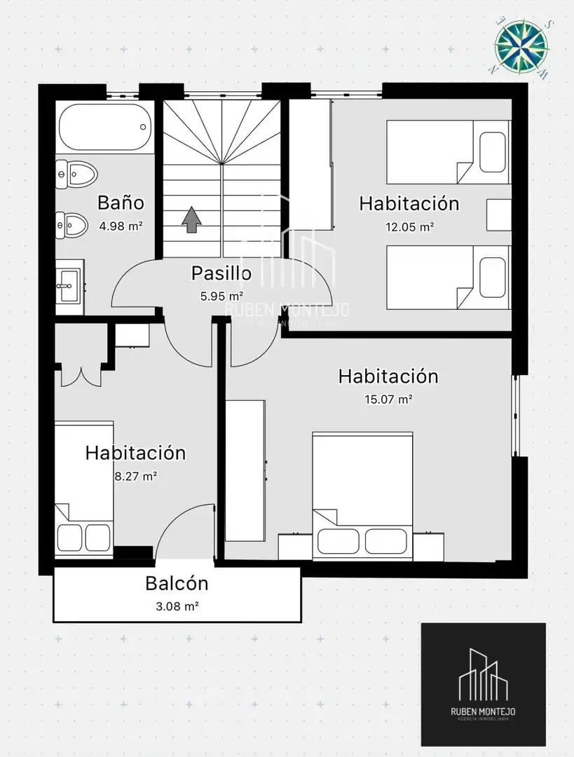 Einfamilien-Reihenhaus zum Verkauf in Matilla de los Caños del Río mit Heizung, Privatgarten und Terrasse