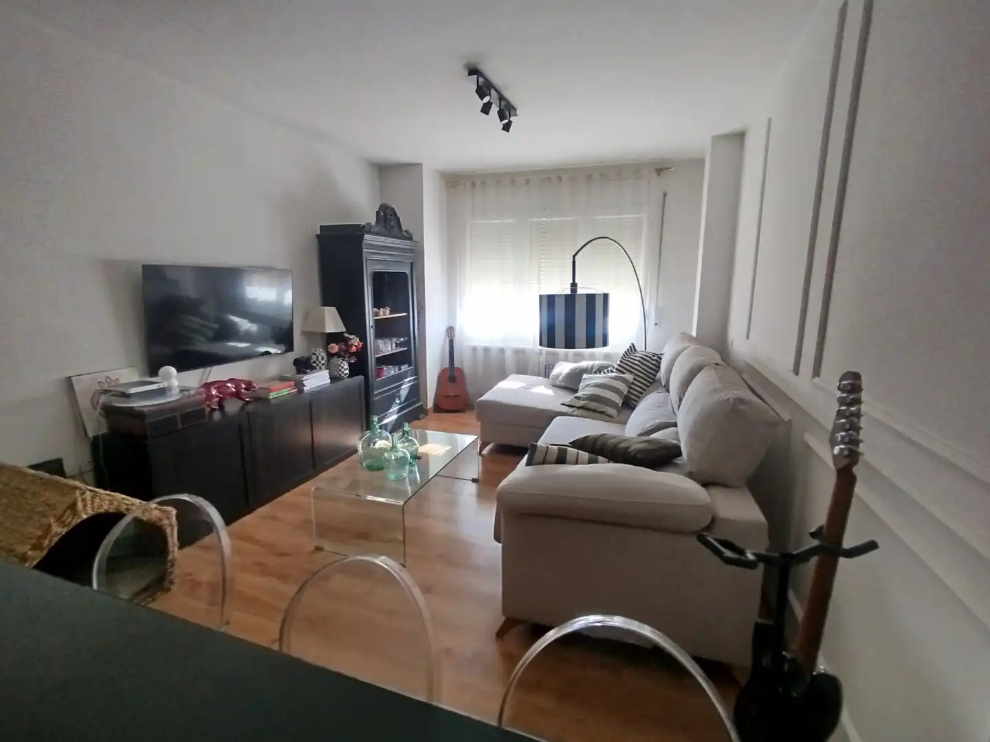 Living room of Flat for sale in Binéfar  with Air Conditioner, Heating and Balcony