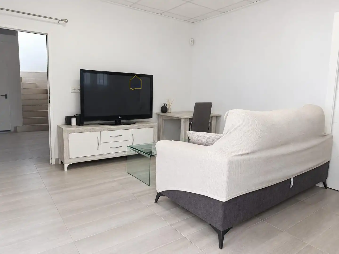 Sala de estar de Casa adosada en venta en Lorca con Aire acondicionado, Terraza y Trastero