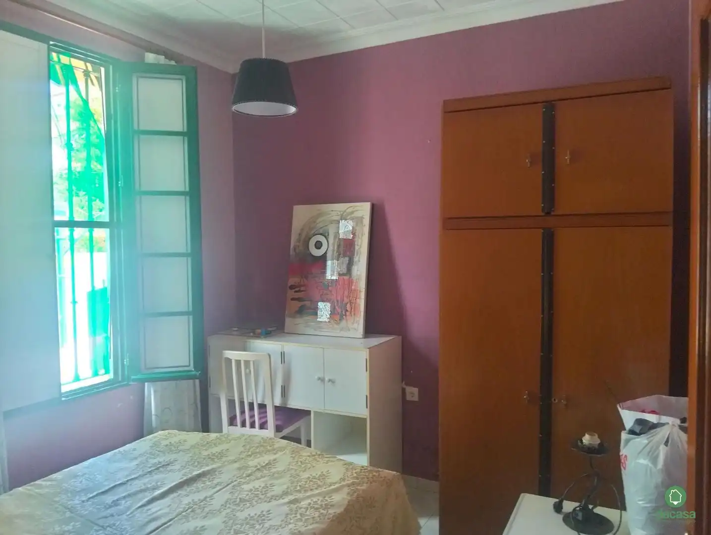 Schlafzimmer von Einfamilien-Reihenhaus zum Verkauf in Huelva mit Klimaanlage, Privatgarten und Abstellraum