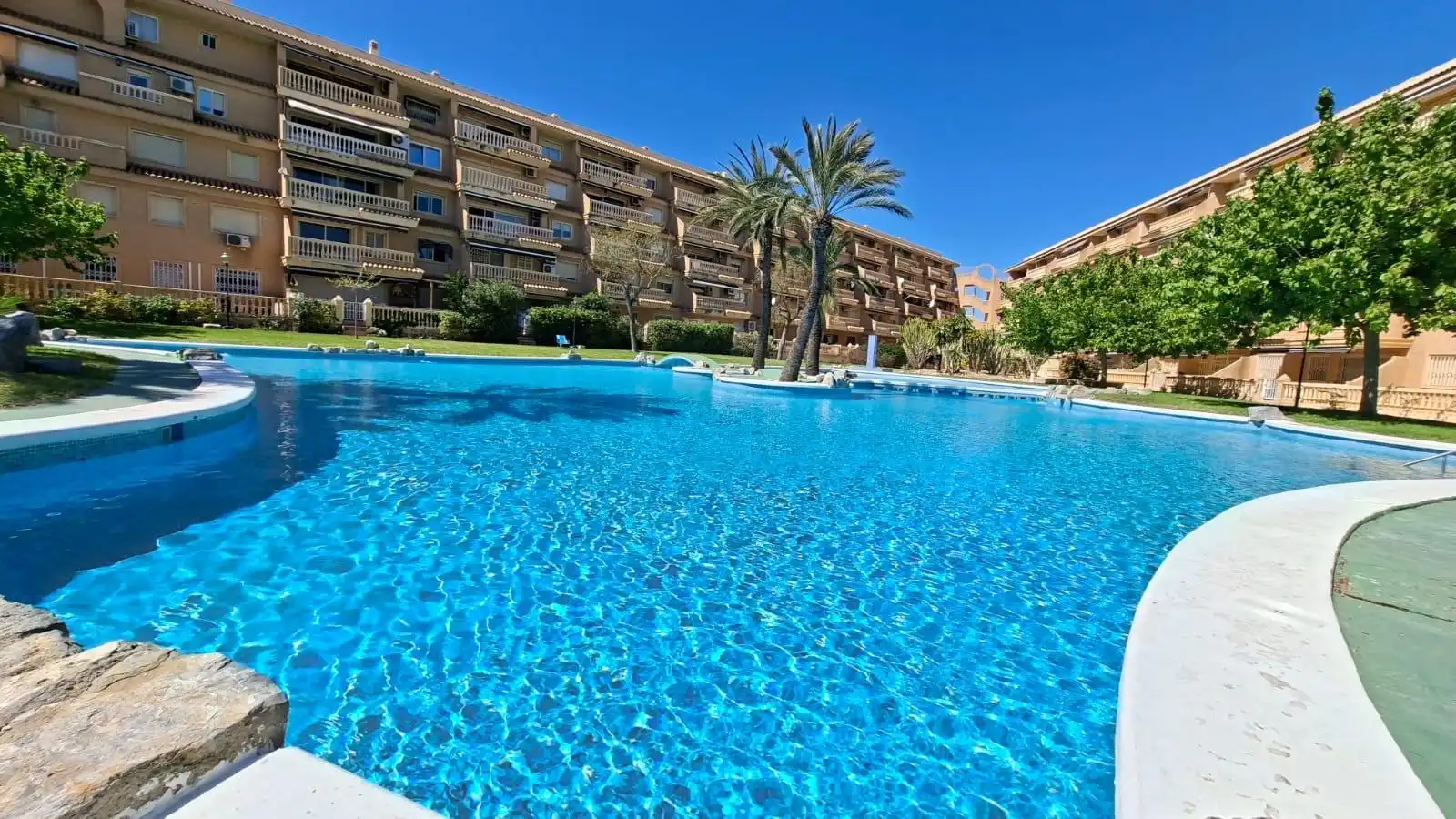 Swimming pool of Apartments for sale in El Campello  with Air Conditioner, Heating and Private garden