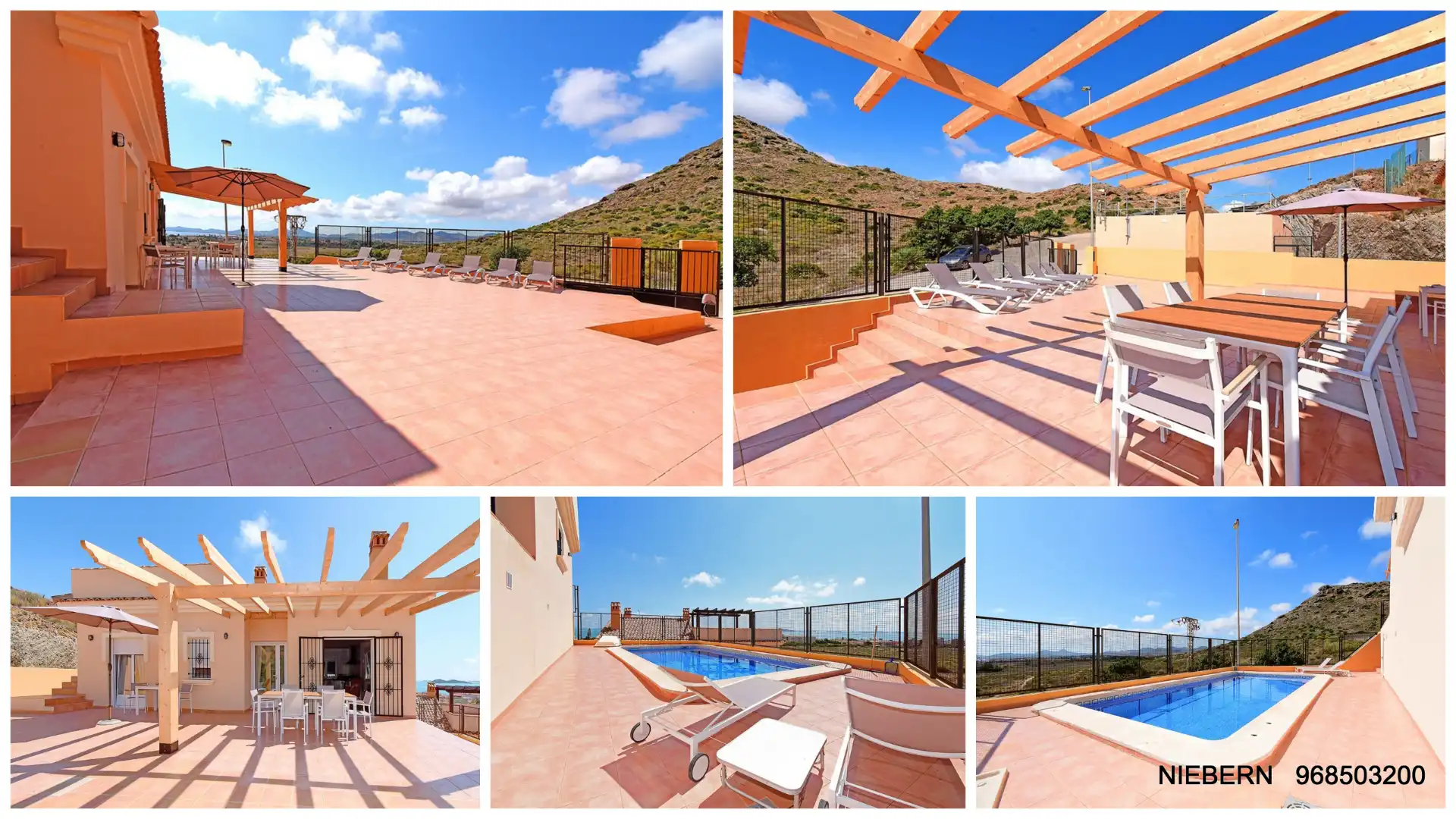 Terrace of Houses for rent in Cartagena  with Air Conditioner, Terrace and Swimming Pool