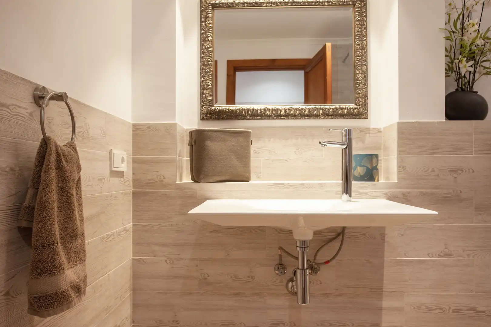 Baño de Finca rústica en venta en Capdepera con Aire acondicionado, Calefacción y Terraza