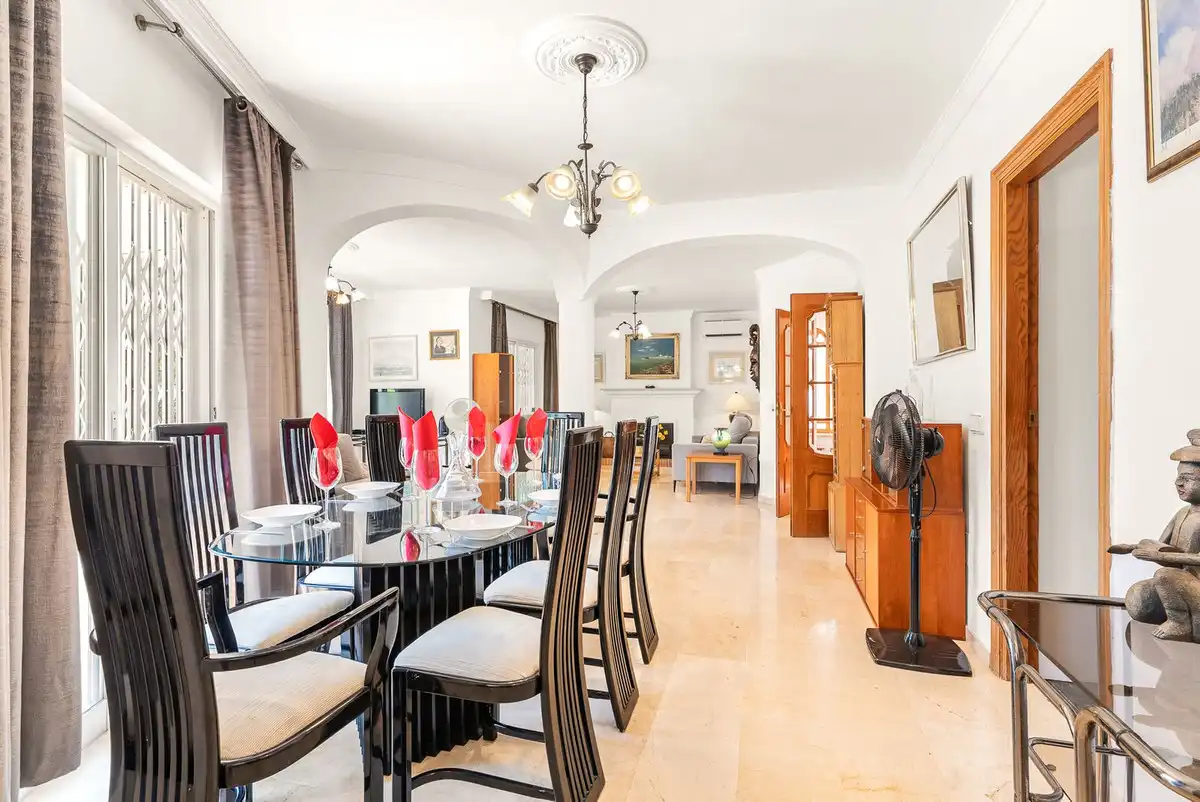 Comedor de Casa o chalet en venta en Mijas con Aire acondicionado, Calefacción y Jardín privado