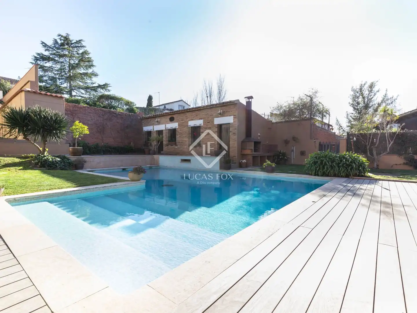 Piscina de Casa o chalet en venta en Sant Cugat del Vallès con Aire acondicionado, Calefacción y Jardín privado