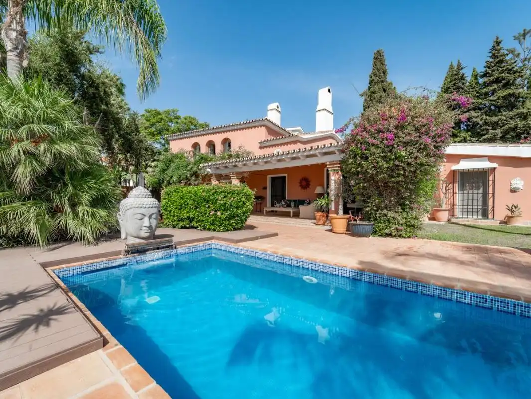 Garden of Houses for rent in Benahavís  with Air Conditioner, Heating and Private garden