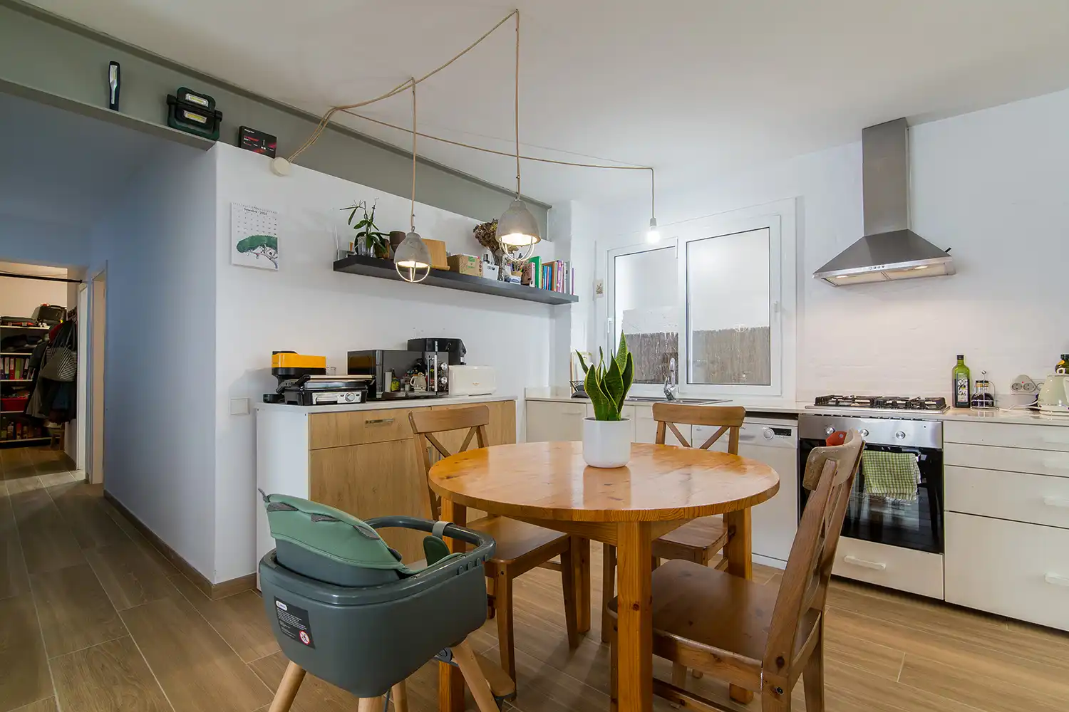 Küche von Wohnung zum Verkauf in Caldes d'Estrac mit Privatgarten, Terrasse und Balkon