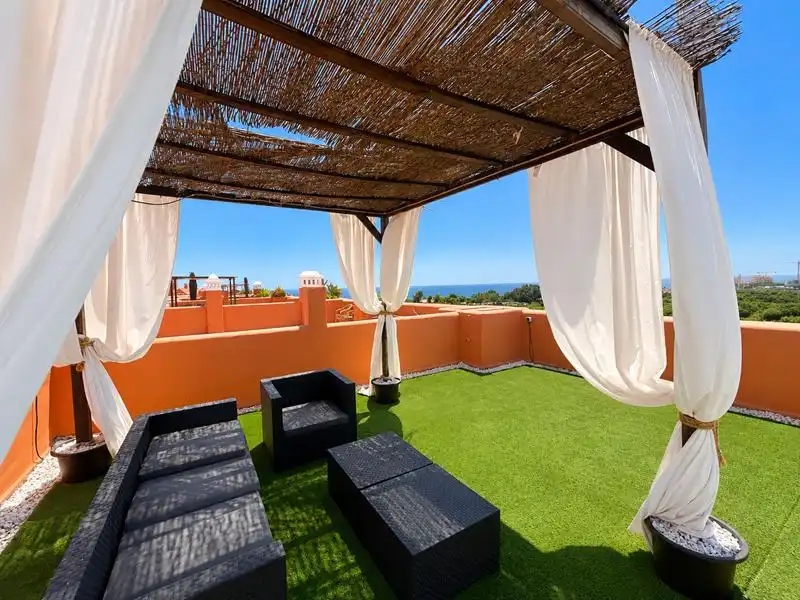 Terrassa de Àtic en venda en Manilva amb Aire condicionat, Calefacció i Jardí privat