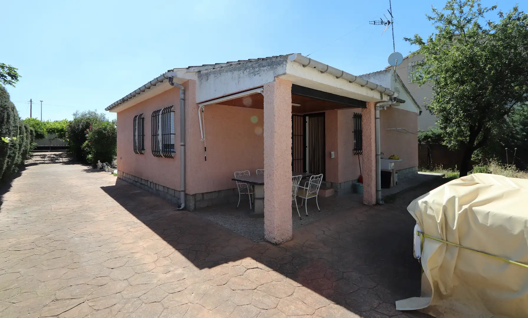 Vista exterior de Casa o chalet en venta en Santa Cruz del Retamar con Calefacción, Jardín privado y Terraza