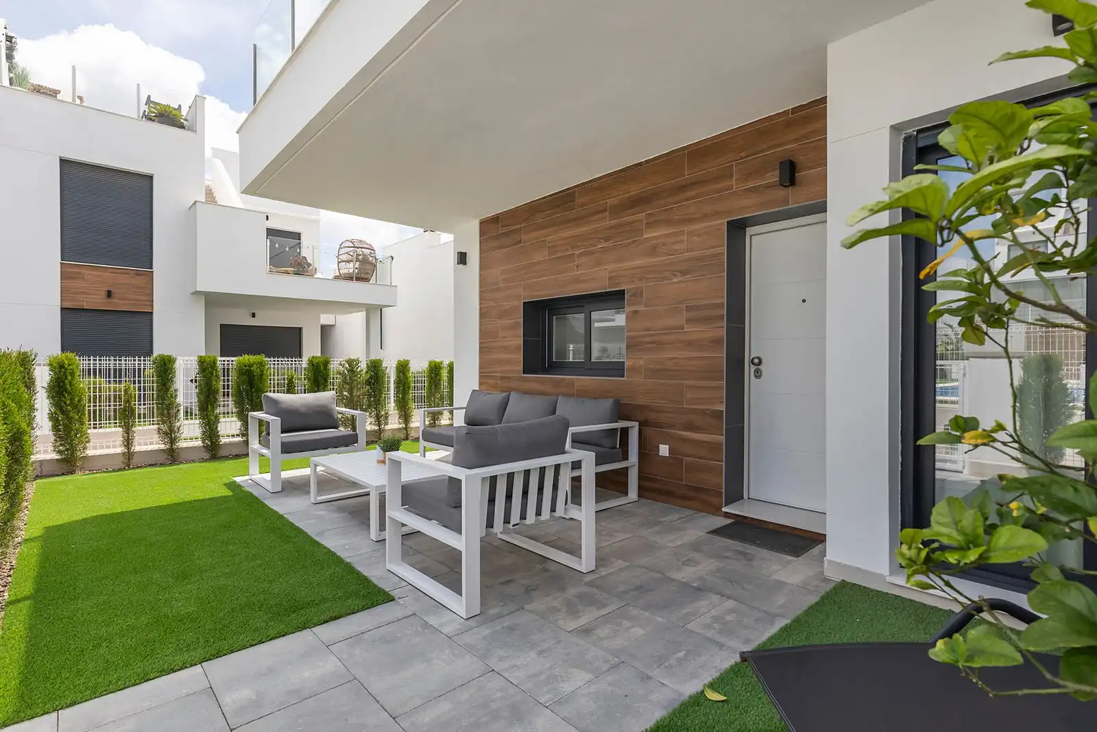 Terrasse von Erdgeschoss zum Verkauf in Orihuela mit Klimaanlage, Terrasse und Möbliert