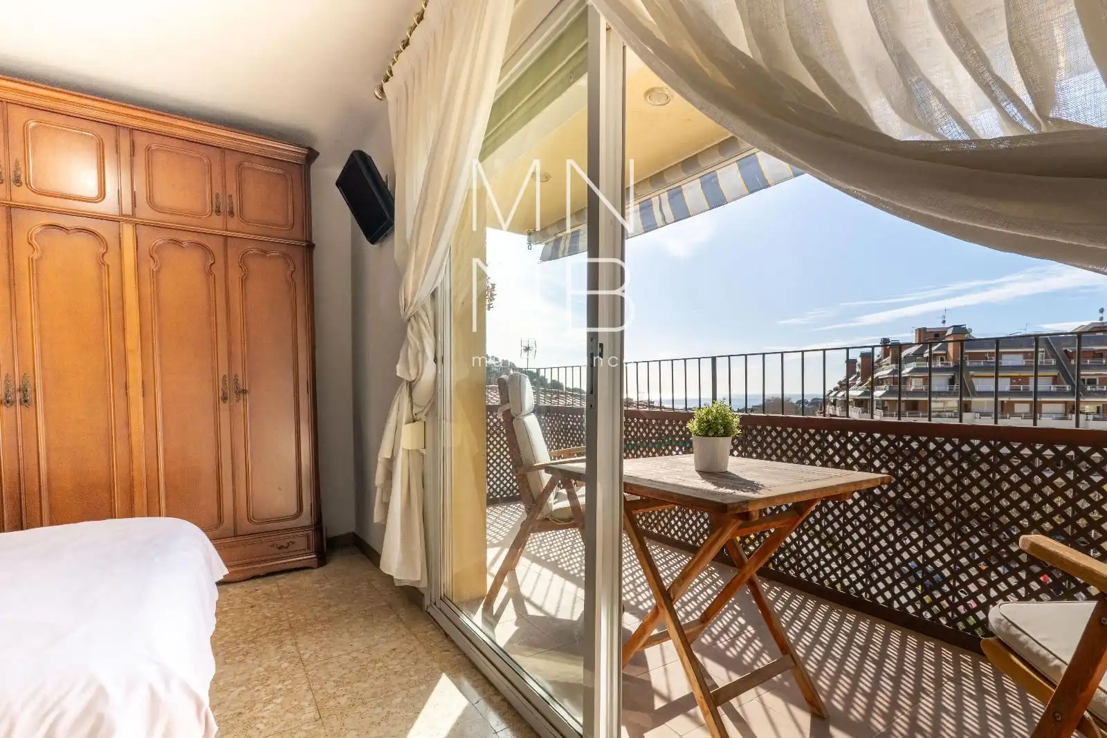 Balcony of Flat for sale in Sant Andreu de Llavaneres  with Heating, Terrace and Furnished