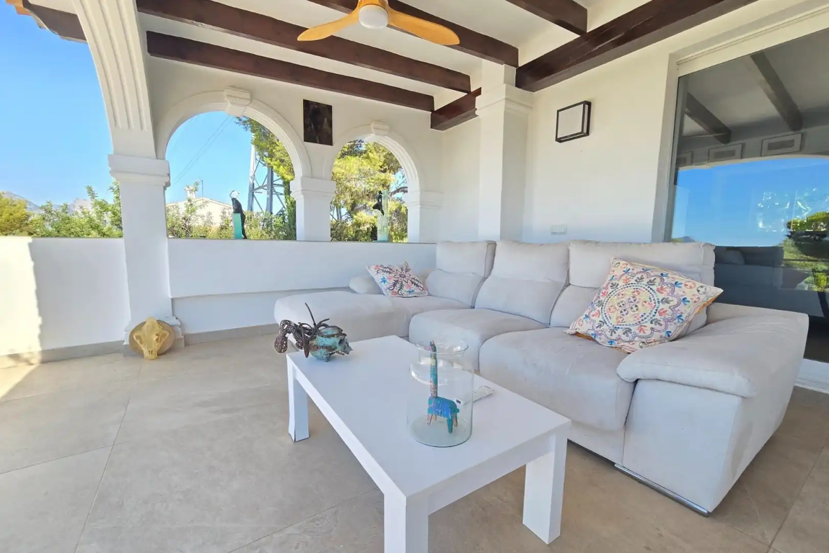 Terraza de Casa o chalet en venta en Altea con Aire acondicionado, Calefacción y Jardín privado
