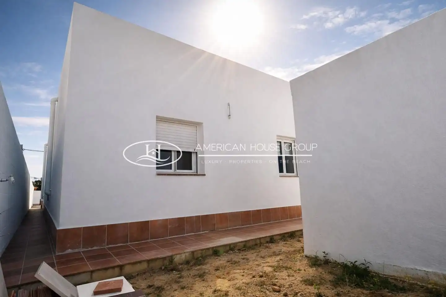 Exterior view of Houses for sale in Chiclana de la Frontera  with Private garden