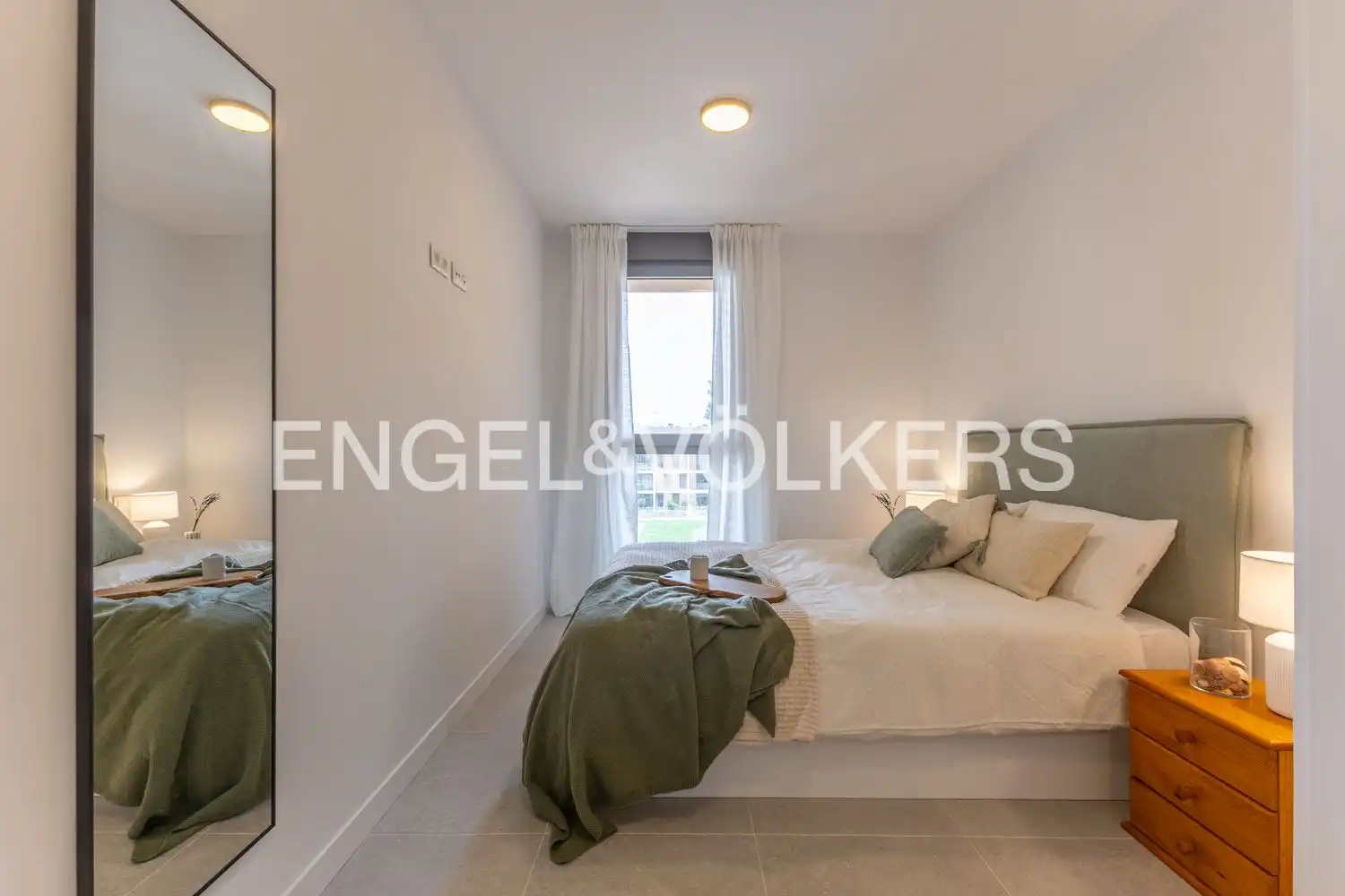 Schlafzimmer von Wohnung zur Miete in Dénia mit Klimaanlage, Heizung und Privatgarten