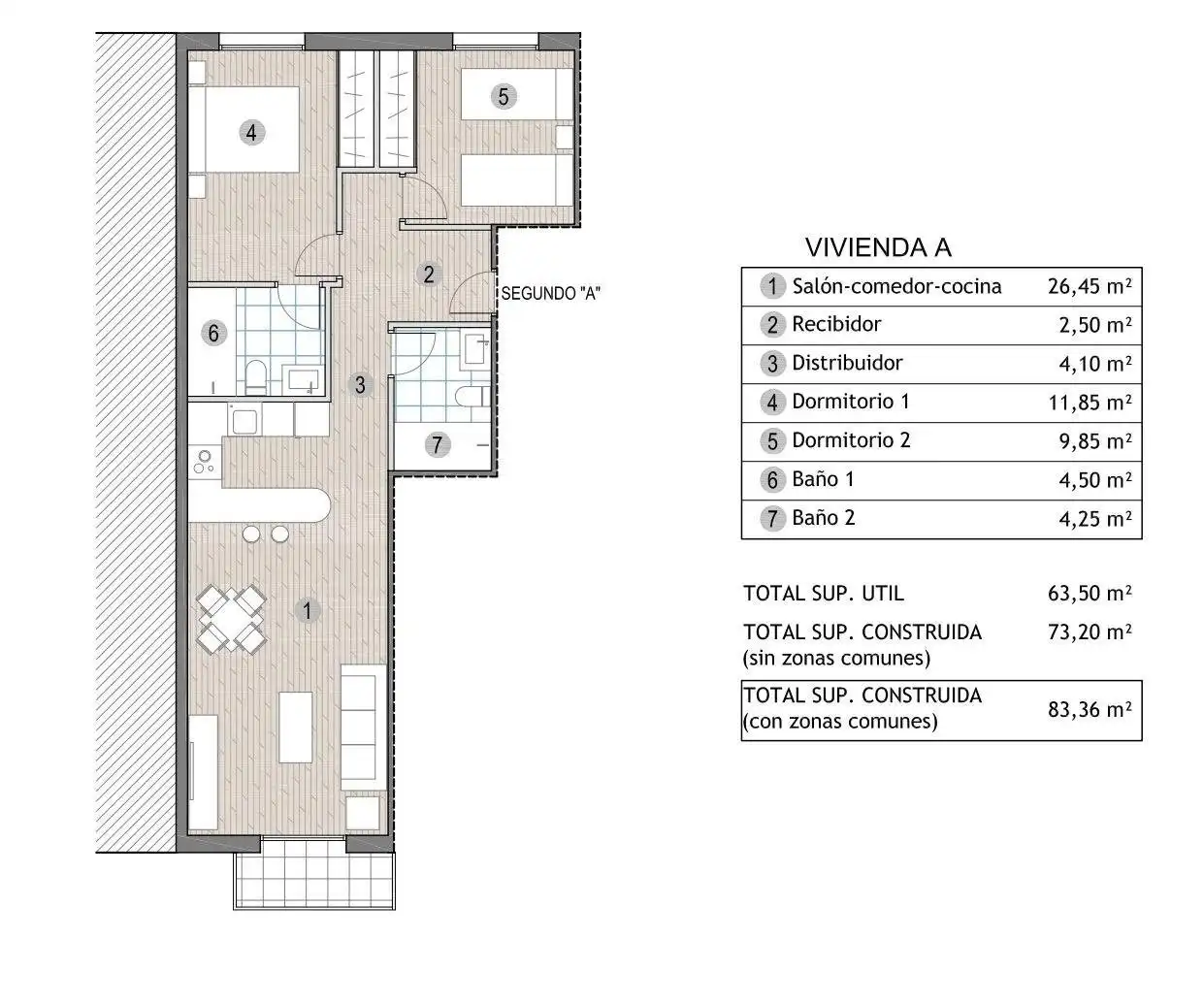 Attic for sale in Mazarrón  with Air Conditioner and Terrace