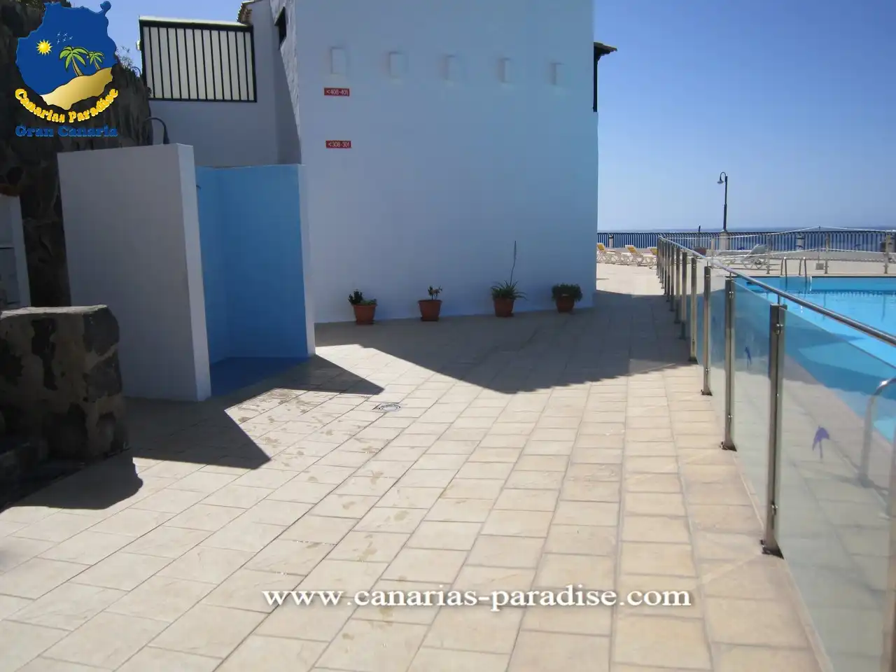 Terrasse von Maisonette zum Verkauf in Mogán mit Klimaanlage, Terrasse und Möbliert