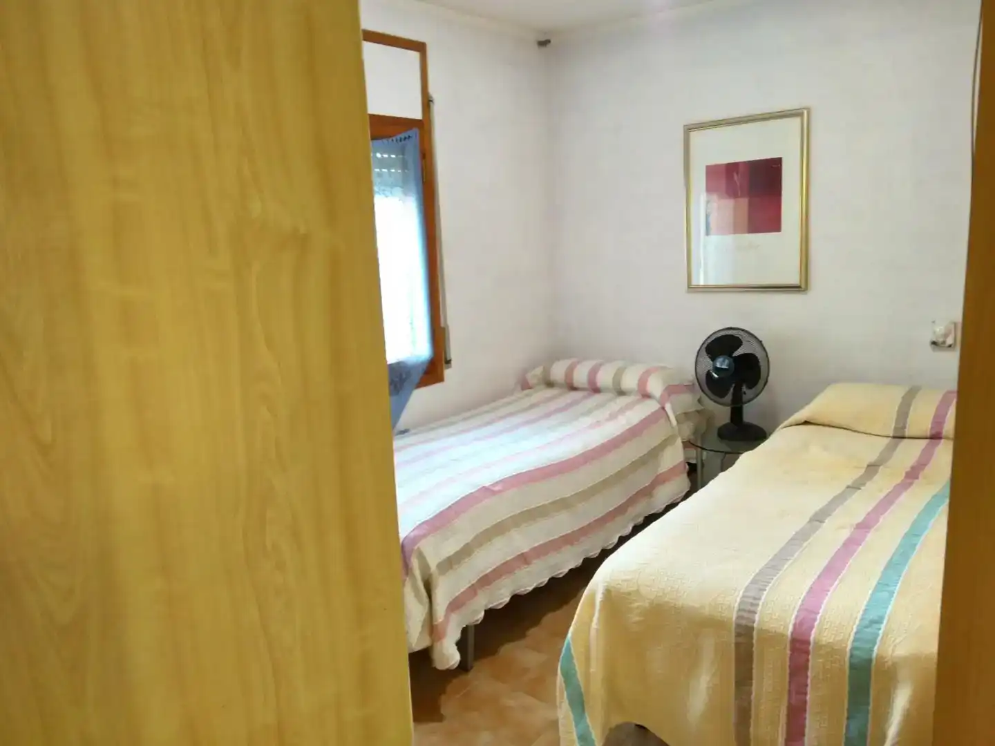 Dormitori de Pis en venda en La Bisbal del Penedès amb Aire condicionat, Jardí privat i Parquet
