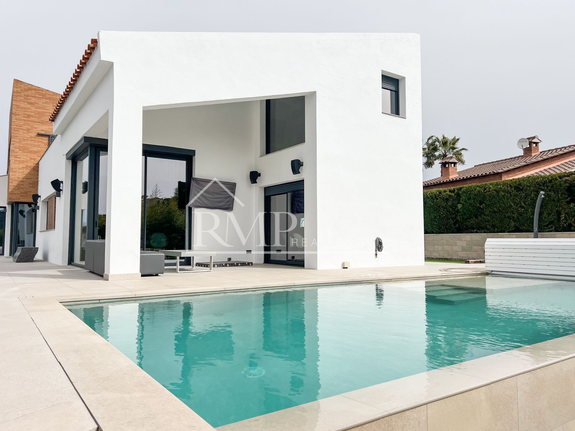 Swimming pool of House or chalet for sale in Sant Fost de Campsentelles  with Air Conditioner, Heating and Private garden