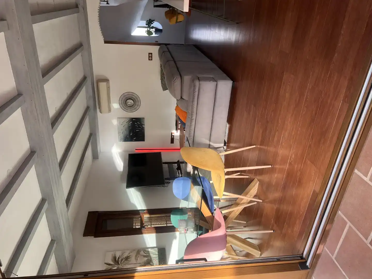 Sala d'estar de Casa o xalet en venda en Albolote amb Aire condicionat, Jardí privat i Parquet