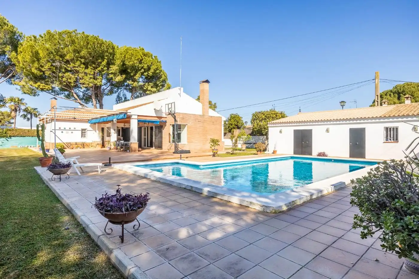 Piscina de Casa o chalet en venta en Carmona con Aire acondicionado, Jardín privado y Trastero
