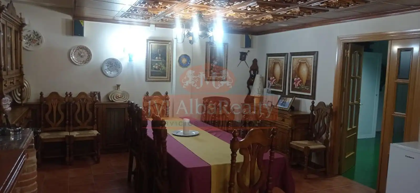 Comedor de Casa adosada en venta en Albacete con Aire acondicionado, Calefacción y Jardín privado
