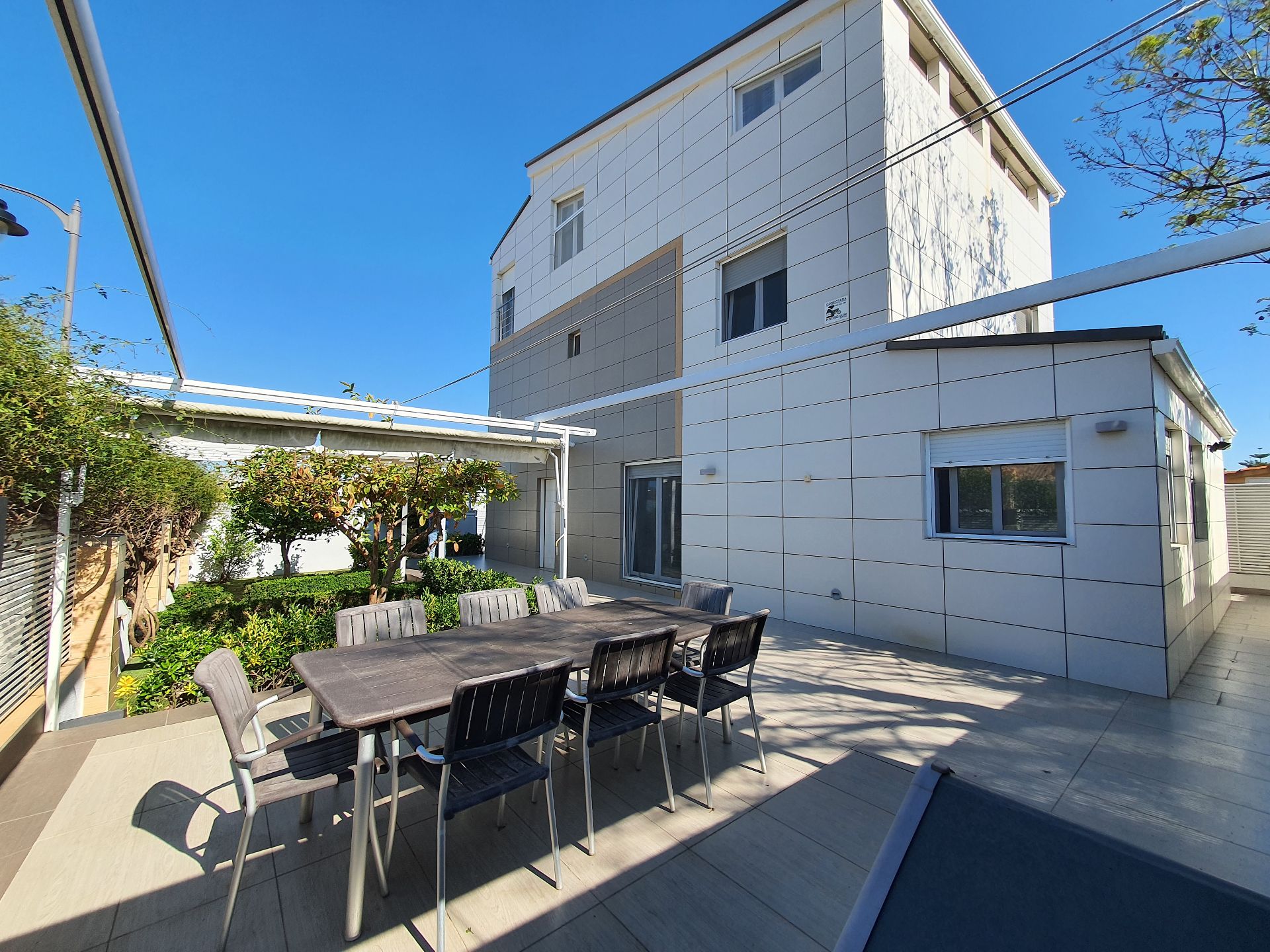 Terrace of House or chalet for sale in Castellón de la Plana / Castelló de la Plana  with Air Conditioner, Heating and Private garden